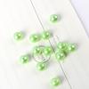 Perlas sueltas de imitación de perlas de imitación de color ABS de 3-14 mm con agujero recto, cuentas redondas para hacer collares, pulseras y fundas de teléfono, accesorios de joyería con cuentas.