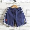 Pantalones casuales de lino y algodón 6071 para hombre, para estudiantes, para playa, verano, nuevos