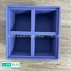 Molde para Hacer Cubitos de Hielo Cuadrados Caja de Bolas de Hielo para Bebidas Heladas de Whisky Grande Modelo de Rejillas de Congelación para Bar Bartending
