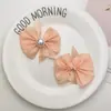 Amazon Cinta de costillas de golondrina Accesorios de lazo DIY Pasador Ropa Accesorios para el cabello de Navidad Hecho a mano