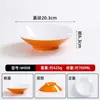 Bol para Fideos Imitación Porcelana Melamina A5, Bol Engrosado Forma de Caracol, Bol para Fideos con Sopa de Res, Bol para Ramen de Tienda de Fideos Bicolor de Pie Alto, Logo Personalizado