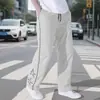 Nuevos Pantalones Bordados con Estrella de Alta Calle Europeos y Americanos Transfronterizos de Amazon para Hombre, Pantalones Deportivos Casuales Estilo Americano