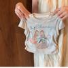Conjunto de Verano Elegante para Niña 2026 Nuevo Estilo Conjunto de Dos Piezas con Chaleco de Gato y Lazo y Pantalones de Pierna Ancha para Niña Pequeña