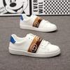 Zapatos para Hombre de Otoño, Transpirables Slip-On Versátiles Tenis Blancos con Suelas Suaves, Estilo Alemán de Entrenamiento Casual Deportivo, Zapatos de Moda 162