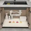Alfombrilla absorbente para fregadero de cocina, alfombrilla escurridora para encimera de gabinete de lavabo, resistente a la suciedad, impermeable, a prueba de humedad, a prueba de moho, alfombrilla para cajón y gabinete
