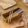 Palillos para Uso Doméstico, Palillos de Flor de Cerezo, Palillos de Cocina Estilo Coreano, Naturales y Ecológicos, Saludables y Libres de Contaminación
