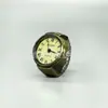 Relojes al por mayor, Relojes de anillo, Nuevos mini relojes verdes, Relojes de anillo creativos, Relojes de nicho, Relojes de dedo