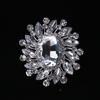 Broche de Vidro Cristalino Broche de Liga Retro Broche de Cristal Colorido Multicolorido Opcional Novo Estilo