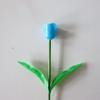 Lámpara de tulipán luminosa, lámpara de pie para exteriores, impermeable, para parque, plaza, proyecto de iluminación, lámpara decorativa para césped.