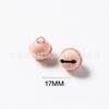 17mm Candy Color Paint Pequeno Sino Chaveiro Acessórios Pingente Feito à Mão DIY Metal Acessórios de Jóias para Animais de Estimação