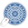 Mouse Pad Estilo Boêmio Vintage Personalizado Tapete de Mesa de Borracha para Computador Laptop Coaster Cruzamento Oriente Médio Rússia