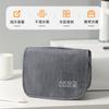 Bolsa de Higiene Pessoal Impermeável Estilo Coreano para Viagem com Ganchos, Bolsa de Armazenamento Portátil à Prova de Poeira, Bolsa de Maquiagem Suspensa