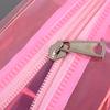 Bolsa de Higiene Pessoal em PVC Transparente Impermeável Borracha Macia Osso Bolsa com Zíper Impermeável Simples Viagem Passeio Armazenamento de Higiene Pessoal Maquiagem