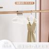 Percha de plástico estilo japonés flocada ABS que transmite luz, ahorra espacio, antideslizante, sin costuras, percha flocada para ropa para niños