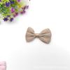 Accesorios para el cabello DIY tela satén fresco diamante plateado color sólido lazo material accesorios de ropa semiacabados
