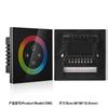 Carcasa de controlador de luz LED Auster Foshan interruptor de pared instalación empotrada carcasa de plástico de molde público
