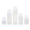 Botella de plástico transparente de 30ml-150ml con dispensador de presión y vacío para loción, esencia, base de maquillaje, kit de cuidado de la piel para viajes
