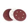 Lixa de Disco Especial para Cruzamento de Fronteiras com Agranulado de Areia 9 Polegadas 6 Furos Vermelho Redonda Escovada 225mm Especial para Lixadeira