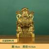 Lingote de cobre sentado del Dios de la Riqueza, decoración del Dios de la Riqueza, cornucopia, estrella del Dios de la Riqueza, foto alta, decoración de cobre Ruyi, regalo de apertura