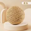 Brinquedo Pet Bola para Gato Bola de Sisal para Gato Papel Brinquedo de Morder Grande Resistente a Arranhões Resistente a Mordidas Varinha para Gato Suprimentos