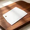 Cuchillo de plástico para cortar pasteles de crema, raspador de masa trapezoidal, raspador de aceite, raspador para hornear, raspador para pasteles