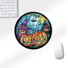 Serie de Halloween Creativa de Dibujos Animados Redonda Gruesa Oficina Estudio Escritorio de Computadora Alfombrilla Pequeña Popular Transfronteriza Mouse Pad