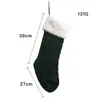 Meias de presente de Natal, quentes de inverno, meias com decoração de árvore de Natal tricotada, meias de presente festivas, personalizáveis