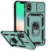 Capa Protetora Estilo Europeu e Americano para iPhone XS Max, Capa Laser Cobertura Total Atacado Transfronteiriço Dois em Um