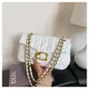 Producto estrella de transmisión en vivo transfronteriza: bolso de hombro y bandolera acolchado versátil de alta calidad, popular bolso pequeño con cadena estilo Chanel