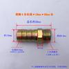 Conector de pagoda de acero galvanizado, cable exterior, tubo de cuero hexagonal, boquilla de tubería de agua de manguera de cabeza verde, 2 puntos, 3 puntos, 4 puntos, 6 puntos, 1 pulgada