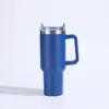 Taza de Coche con Asa de Acero Inoxidable 304 Termo de 40 oz Transfronteriza Portátil para Mantener Frío Montaje en Coche Venta al por Mayor