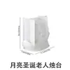 Zongbo Molde de Silicona para Portavelas de Luna Creciente y Santa Molde de Silicona Velas de Yeso para Aromaterapia Decoración del Hogar