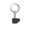 Chaveiro Criativo de Borracha Macia PVC Desenho Animado Gato de Gelatina Fofo Pingente de Bolsa Ornamento para Chave de Carro Pequeno Presente