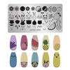 Fabricantes de Estilo Japonés Transfronterizos Suministran Tableros de Estampado para Uñas de Acero Inoxidable Plantillas de Transferencia para Impresión Pintada DIY Creatividad al por Mayor