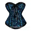 Corsé jacquard de encaje estilo corte europeo y americano para control de abdomen y modelado corporal, corsé de suministro transfronterizo