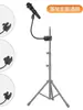 Suporte de Microfone com Pescoço de Ganso com Tubo de Extensão para Transmissão ao Vivo, Palestra, Karaokê, Acessórios Externos para Tripé