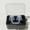 Natación Congestión Nasal Invisible Silicona Suave Anti-Asfixia Congestión Nasal Niños Set Profesional de Tapones para los Oídos y Pinza Nasal para Natación Equipo de Natación