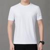 Camiseta de Manga Corta de Seda de Hielo para Hombre Verano Talla Grande Transpirable Camiseta Deportiva para Hombre Suelta Delgada de Secado Rápido Top de Fitness