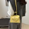 Bolso Cuadrado Pequeño para Mujer Estilo Coreano Bolso de Hombro Moda Distintivo Bolso Pequeño de Otoño Nuevo de Moda Portátil Bolso Cruzado para Mujer 2024