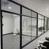Paredes Divisorias Modernas de Cristal para Oficina, Mamparas Acústicas de Doble Acristalamiento de Aleación de Aluminio para Salas de Conferencias, Diseño e Instalación Gratuitos Incluidos