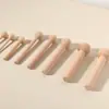 Tablero de clavijas de madera maciza accesorios de almacenamiento gancho universal cerilla agujero redondo clavo para colgar palo de madera palo de madera pequeño tira de madera