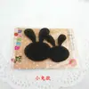 2 yuan loja estilo coreano acessórios para o cabelo cocar Post Preto fixo sem costura mágica adesivos franja adesivos simples jóias infantis