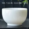 Taza de Té de Porcelana Blanca Dehua, Taza de Cata de Cerámica, Juego de Té Kung Fu, Taza Individual de Porcelana de Jade, Taza para Preparar Té, Taza de Maestro de Cerámica