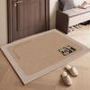 Tapete de linho para porta de entrada estilo japonês Tapete de entrada leve de luxo de alta qualidade Tapete de entrada para casa Tapete antiderrapante estilo tronco