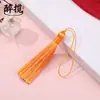 Franja Curta e Grossa de 8cm Novo Estilo Exquisite Franja de Seda de Gelo Acessório Pendurado DIY Sachê Marcador de Página Pingente Materiais para Atacado