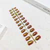 Tiras de Gatinho com Glitter Unhas Prontas Venda Direta da Fábrica Tiras de Unha Usáveis Personalizadas Múltiplos Tipos Múltiplos Estilos Adesivos de Unha