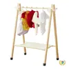Perchero para Ropa de Mascota, Perchero de Madera, Armario para Gatos, Estante de Almacenamiento de Ropa de Madera Maciza, Perchero de Pie para Perros