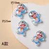 Lentejuelas resina facetada accesorios pequeños DIY funda de teléfono adornos Crocs accesorios Parche de Gato Dingle Luminoso
