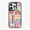 Design Floral Simples com Painel Traseiro Intercambiável, Capa Magnética Forte para iPhone 15 Pro Max, Tampa de Painel Traseiro Substituível para iPhone 14