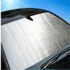 Visor solar de anel duplo revestido de prata, desenho animado, PE, folha de alumínio, algodão pérola, visor de carro, malha de nylon, escudo lateral, escudo traseiro
